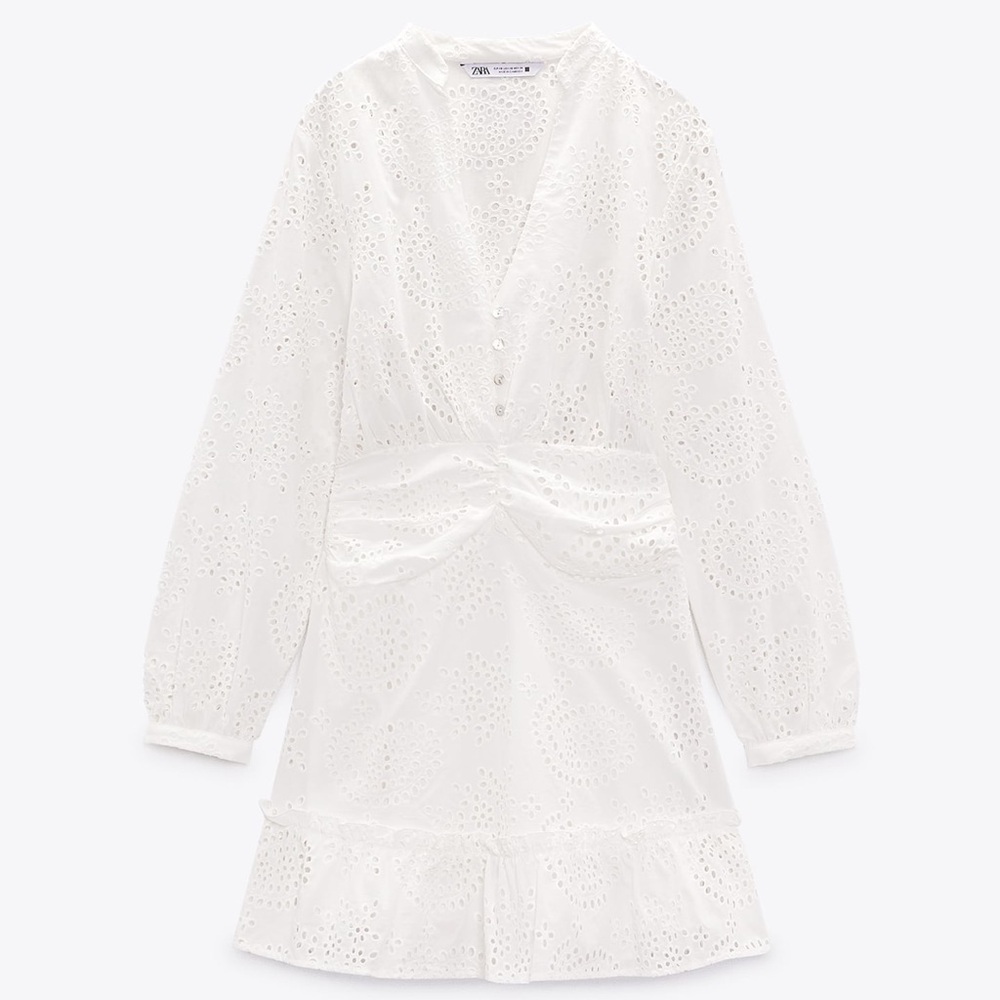 Zara white summer dress